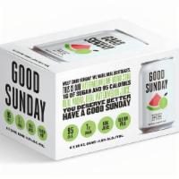Good Sunday Watermelon Lime Vodka Soda 6Pk · Watermelon AND lime? Yes please. Made with real vodka, real watermelon juice and sparkling w...