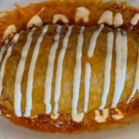 Burrito Ranchero · Hearty potatoes, cheese, and sour cream.