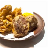 Truffle Maitake & Shiitake Mushroom Tempura · Soy-free, onion-free, garlic-free, sesame-free. Maitake means dancing mushroom in Japanese. ...
