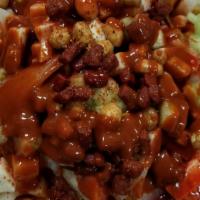 Tostilocos, Chetolocos, Takilocos · Cuerritos (pork rind), Peanuts, Chaca Chaca, Chili, Chamoy, Lime, Cucumber, Jicama, Chili(Va...