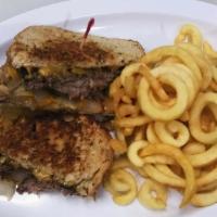 Patty Melt · American cheese and grilled onions