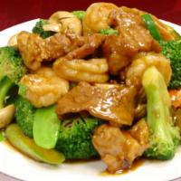 Four Seasons  · Stir-fried chicken, beef, and shrimp with our mix of vegetables consisting of cabbage, brocc...