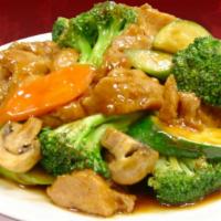 Mix Vegetable Chicken · Stir-fried chicken with our mix of vegetables consisting of cabbage, broccoli, mushroom, car...