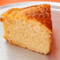 Pan De Elote Slice ( Corn Bread ) · Pan de Elote Slice ( Corn Bread ) is buttery sweet corn bread slice.