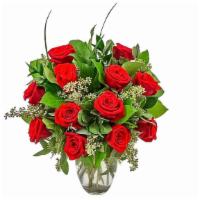 Love You Roses In Vase  · 