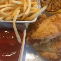 Fish & Chips · Fried battered cod, fries