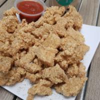 Popcorn Chicken · Choose from Dark (leg), White (breast) or Mixed Meat.  Hand Cut, Marinated, then Battered an...