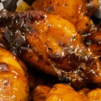 Chipotle Mango Bbq · 8 pc Woodfire wings