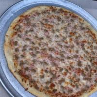 Italian Sausage Pizza 14Inch Pizza Pie! · Italian Sausage Pizza Pie!