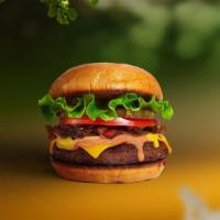 Primetime Classic Burger  · Seasoned Beyond meat patty topped with lettuce, tomato, onion, and pickles. Served on a bun.
