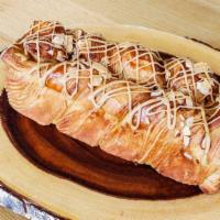 Mocha Pastry Pan Bread · Now you can enjoy our signature mocha bread in a family size pastry form, flaky layers of bu...