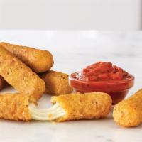 Mozzarella Sticks Large (6 Ea.) · Stretchy, cheesy, melty mozzarella that's battered and fried. Served with a marinara sauce f...