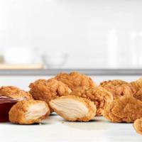 9 Pc Nuggets · 100% white meat chicken in a crispy seasoned breading.