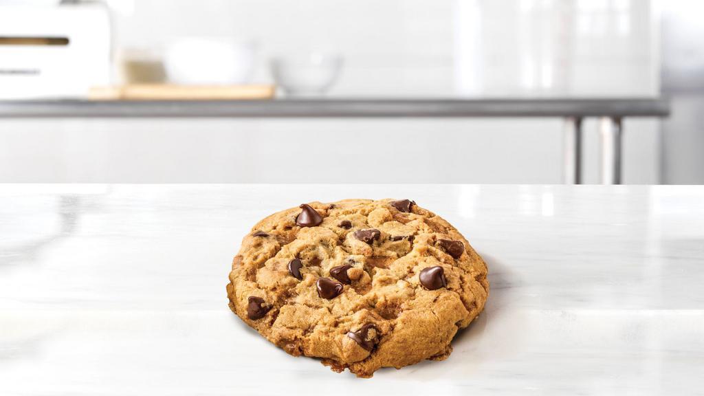 Salted Caramel And Chocolate Cookie · Salted caramel and Ghirardelli chocolate baked into a warm cookie.