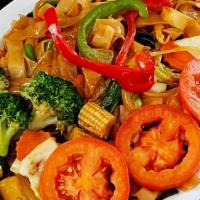 Drunken Noodle( Vegetable) · Spicy stir-fried rice noodles, assorted vegetables, and spices. Served spicy.