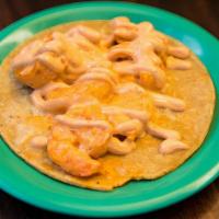Chipotle Shrimp · Shrimp sautéed with olive and cooked with our house chipotle sauce, based with monterey chee...