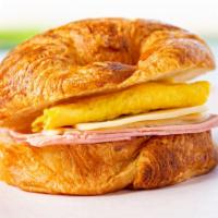 Ham, Egg And Cheese Breakfast · 