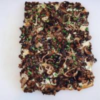 Gluten Free - Half Mushroom · roasted mushrooms. shallots. garlic. mozzarella. fontina. black truffle cheese. oregano. thyme