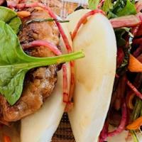 Plant-Based Bbq Pork Bao Bun, 2 Pcs · Our creative chef created the plant-based patties with Omni-Pork, fresh ginger and garlic, s...