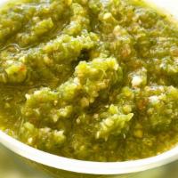 Hot Sauce · Six oz. Our mouthwatering homemade jalapeño based green sauce.