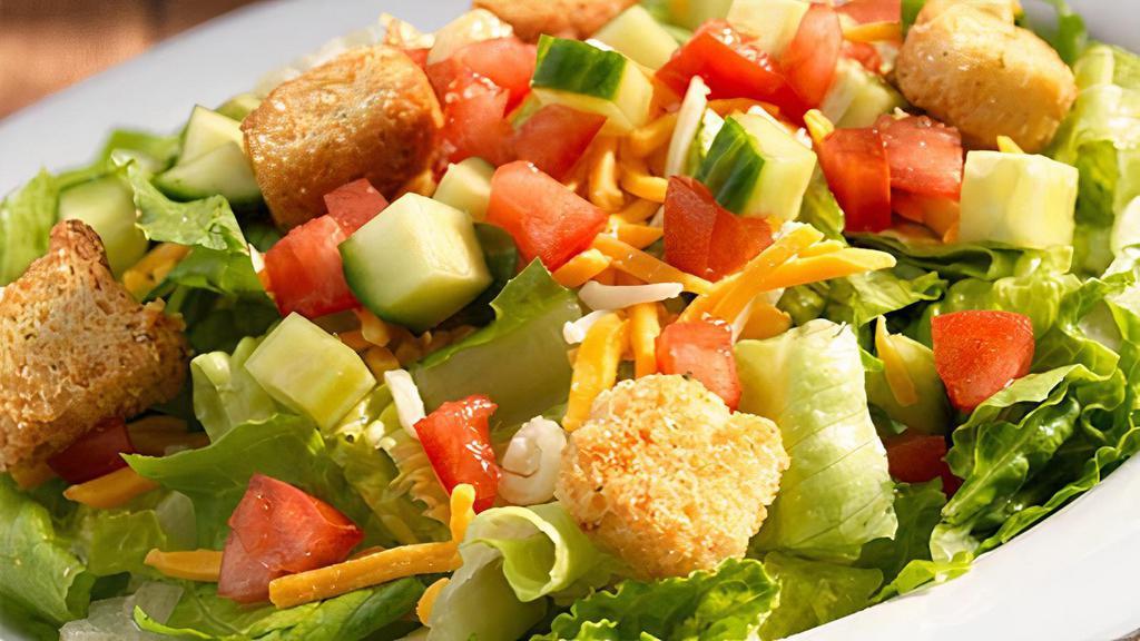 Garden Salad · This is for the Garden Salad with only Veggies, Croutons and your choice of Dressing. (No meat)