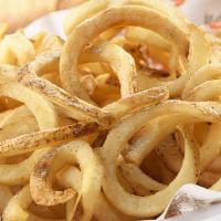 Side Curly Fries · Crispy curly potato goodness fired to perfection and tossed...