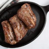 Beef Ribs · 3 oz of beef double rib.