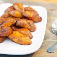 Platanos Fritos · Fried plantains