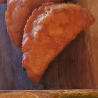 Shrimp Turnovers Appetizer · stuffed wiht shrimp & cheese