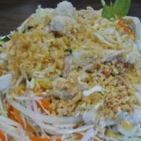 Shrimp Salad - Gọi Tom Tai Chanh · Rare cook shrimp salad chili garlic dressing.
