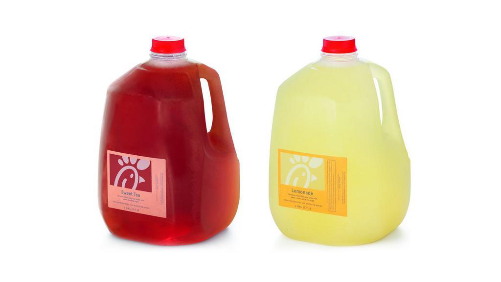 Gallon Beverages · Gallon beverage filled with your choice of tea or lemonade