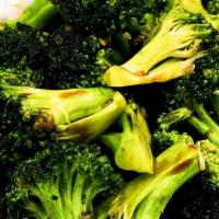 Broccoli With Oyster Sauce · Perfect vegetable side dish to pair with any meal Steamed broccoli lightly tossed in oyster ...