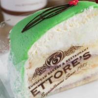 Slice Of Princess Torte · A European favorite. A vanilla sponge cake base covered with a thin layer of raspberry prese...