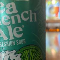 Dogfish Head Sea Quench  · Tart session sour ale with citrus and sea salt, 12oz can, 4.9% ABV