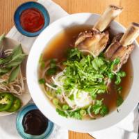 Pho Rib Bones · Two large beef rib bones simmered for 4 hours.