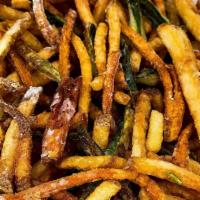 Veggie Fries · House cut potato, zucchini, and carrot