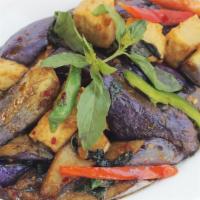 Basil & Chili Eggplant · Eggplants are famous for retaining heat and this dish is no exception! None of the spice or ...