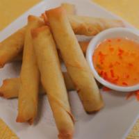 Chicken Roll · fried roll with chicken,water chestnut,carrot,celery,onion.  SERVED with sweet&sour sauce(8 ...