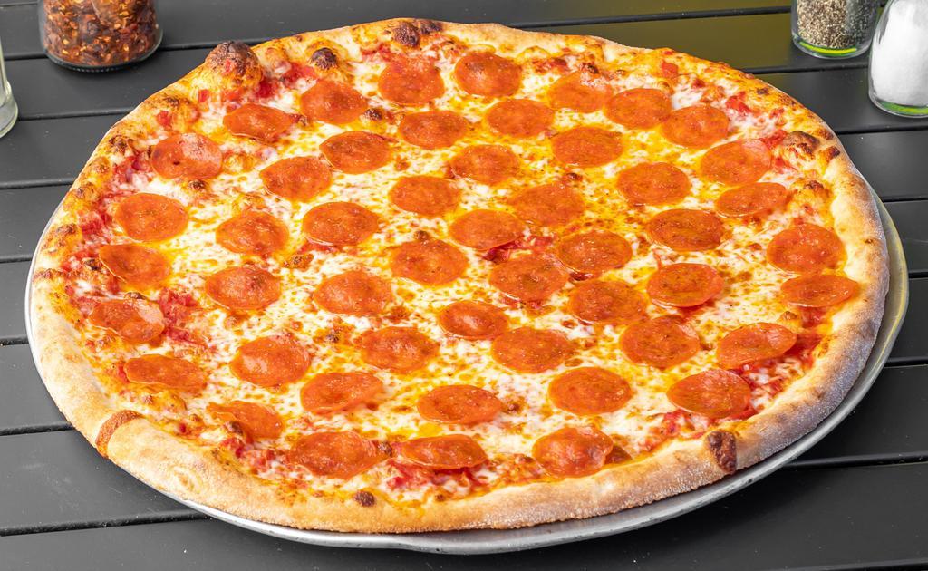 Pepperoni - Large Pizza · Tomato sauce, mozzarella, pepperoni
