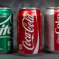 Canned Soda · Coke, Diet Coke, Sprite