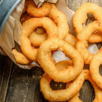 Onion Rings · Crispy golden onion rings.