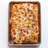 Cheese · Parmesan, mozzarella, signature pizza sauce, oregano.