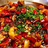 Poached Fish In Hot Chili Oil水煮魚片 · Spicy