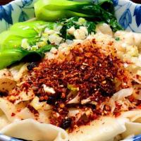 Biang Biang Noodle(Veggie） 油潑麵（素） · Spicy.