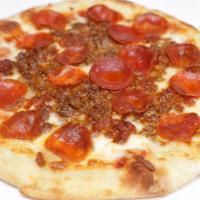 Carnivore Pizza · Free range bolognese, nitrate free sausage & pepperoni, mozzarella, organic pizza sauce. Add...