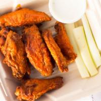  Wings · Spicy fried wings served with celery sticks and ranch dressing.