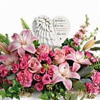 Teleflora'S Heartfelt Farewell Bouquet · A heartfelt celebration of a truly special life, this magnificent bouquet of pink roses and ...