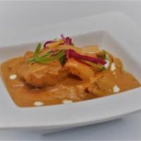 Paneer Tikka Masala · Fresh Indian cheese cubes cooked in special gravy with cream