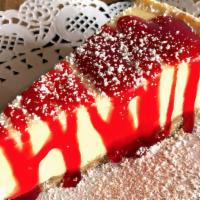 Ny Style Cheesecake · Rich and creamy New York Style Cheesecake slice!