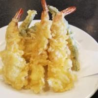 Mixed Tempura · 3pc Shrimp, 5pc Vegetable.